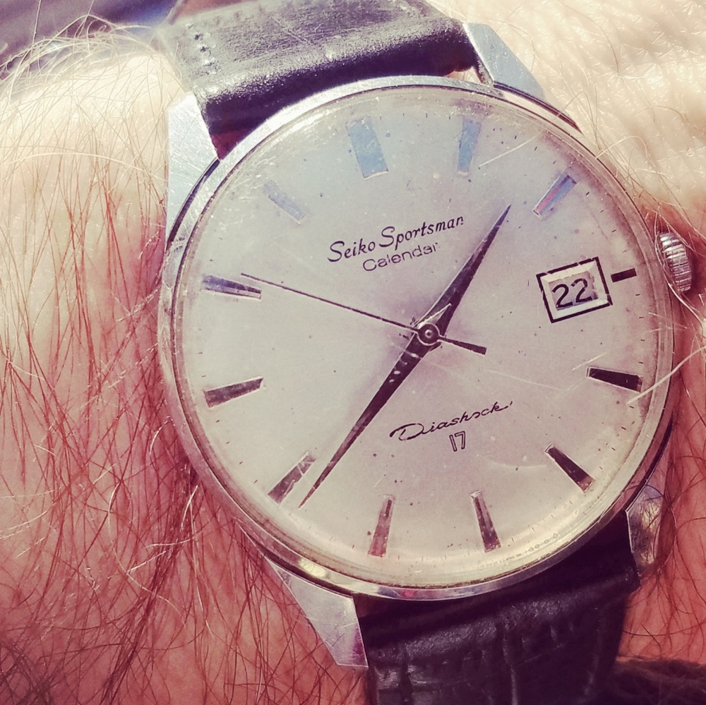1963 Seiko Sportsman Dater 39mm Manual Watch